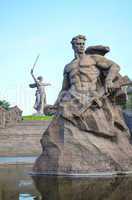 the motherland calls! monument in volgograd, russia