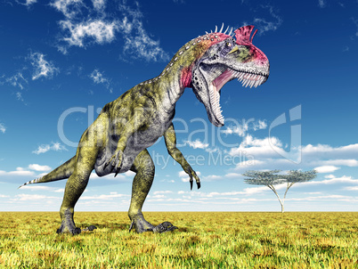 Dinosaurier Cryolophosaurus