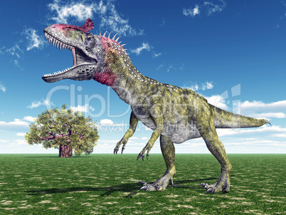 Dinosaurier Cryolophosaurus