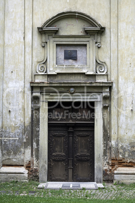 old church door.