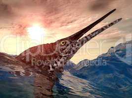 Ichthyosaurier Shonisaurus