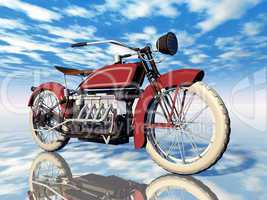 Antikes Motorrad