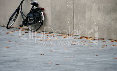 Fahrrad im Herbst