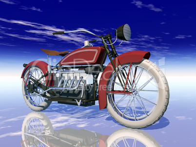 Antikes Motorrad