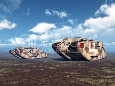 Britische Panzer