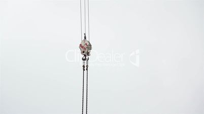 Equipment with hook string and chain dangling