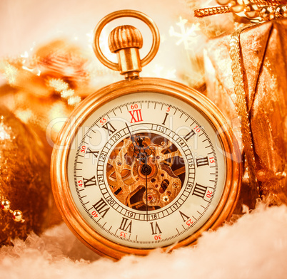 christmas pocket watch