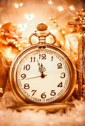 christmas pocket watch