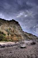 hohes ufer von ahrenshoop, hdr