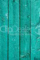 green painted wooden fence