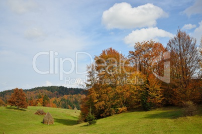 autumn mountain landscape