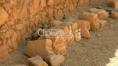 MASADA walls and stones