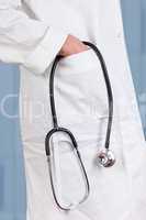 doctor coat with stethoscope