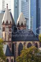 leonardskirche in frankfurt am main, deutschland