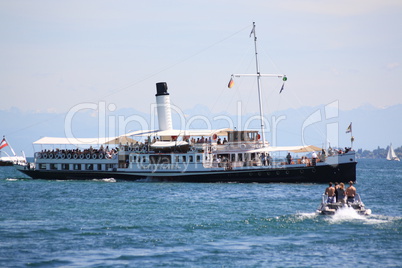 passanger ship on lake of constance
