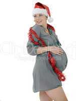 lady santa pregnant