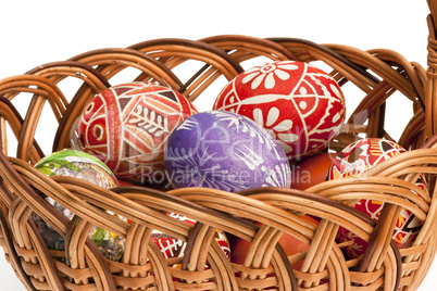 basket full of Ester Eggs