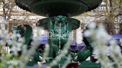 Lion fountain in Zurich