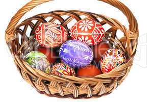 basket full of Ester Eggs
