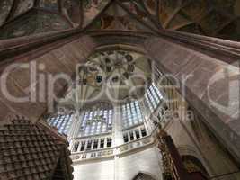 pointed vault of saint barbara church