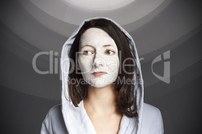 woman portrait facemask