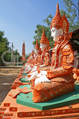 bodhi tahtaung pagode, monywa, myanmar