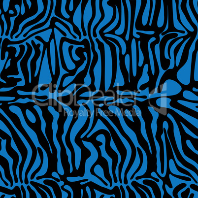 Zebra seamless texture fabric style vector animal skin pattern.