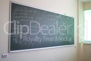 Modern classroom blackboard