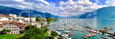 Swiss lake panorama