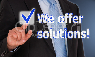 we offer solutions !