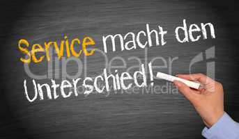 service macht den unterschied !