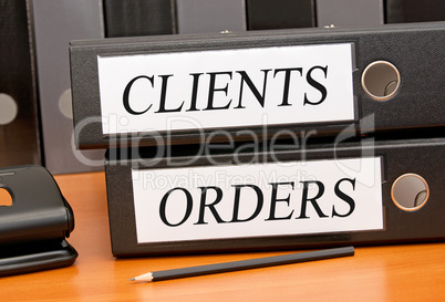 clients and orders