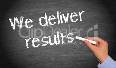 we deliver results