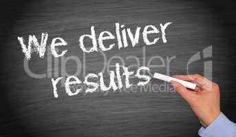 we deliver results