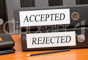 accepted and rejected