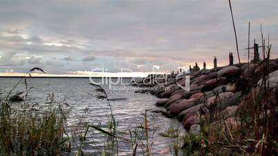 An image of the seawall