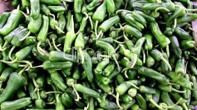 Green chilli bell pepper