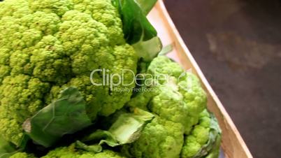 Green eco broccoli on your veggies