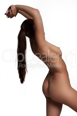 torso and buttocks of a nude woman