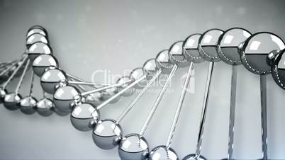 DNA Strands 3D model. Loopable.