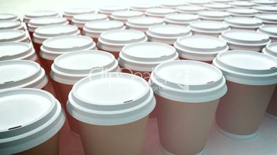 Paper coffee cups. Loopable.