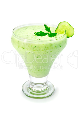yoghurt green with cucumber