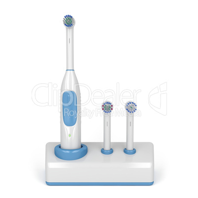 electric toothbrush on stand