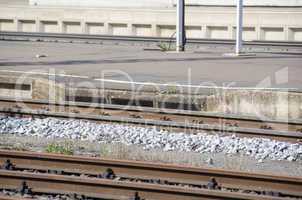 rails and platform edge