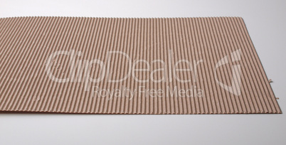 corrugated cardboard