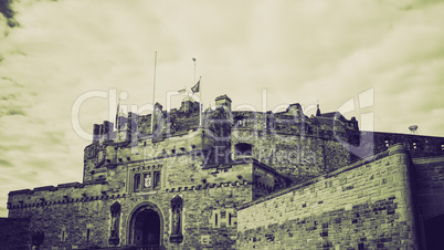 vintage sepia edinburgh picture