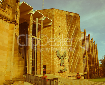retro looking coventry cathedral