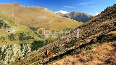 Spain high mountains on the Pyrenees