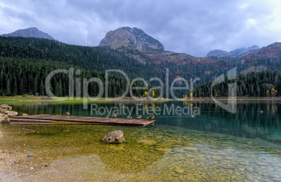 lake in evening