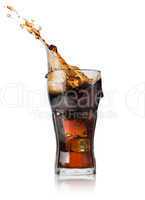 Cola in glass